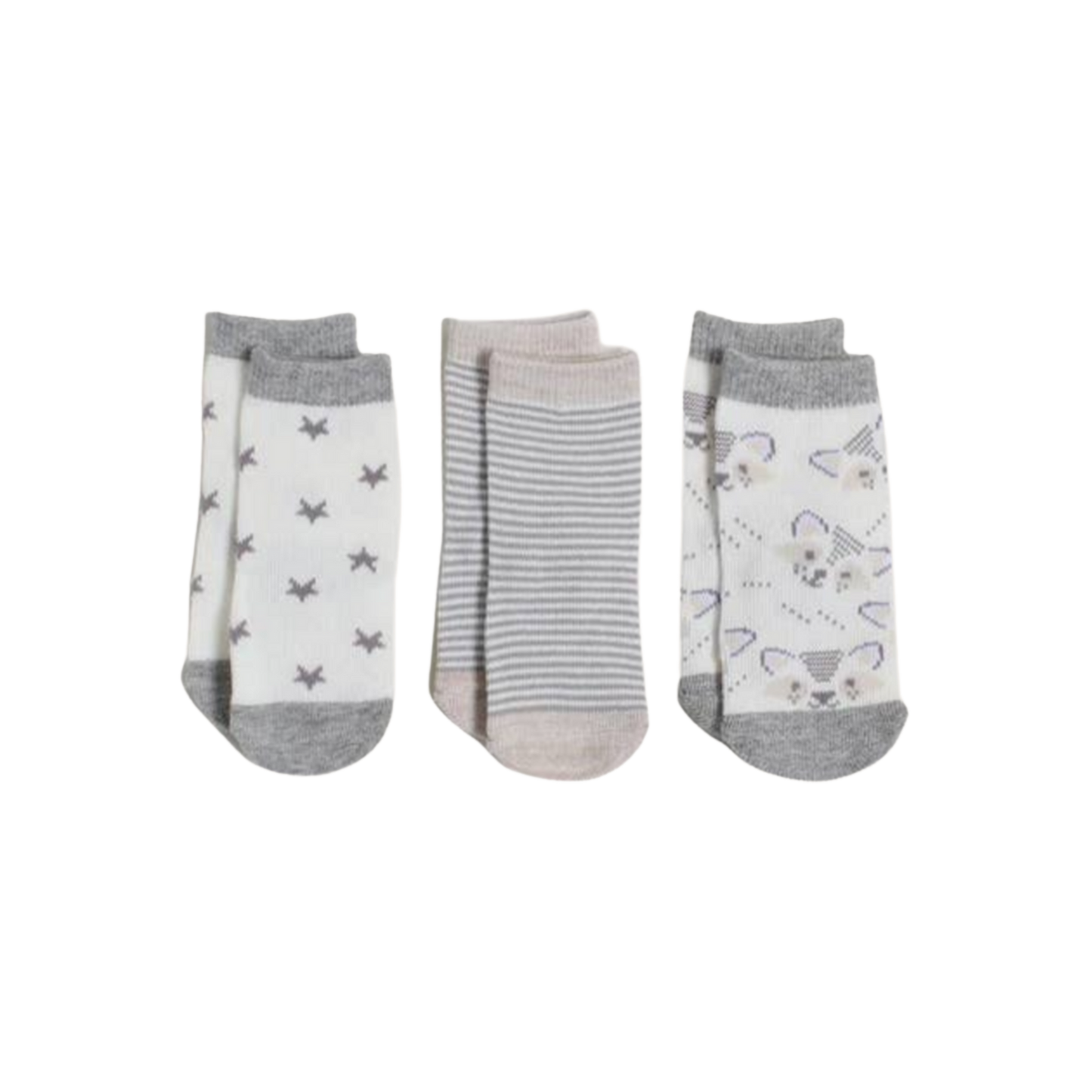 Chaussettes lot de 3 paires pour bébé Snugabye Dream Unisexe
