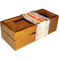 Boîte à ouverture secrète - Slide Bank en bois