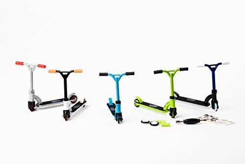 Ensemble de trottinette Mini Pro Finger White avec pneus et guidon interchangeables par Grip & Tricks