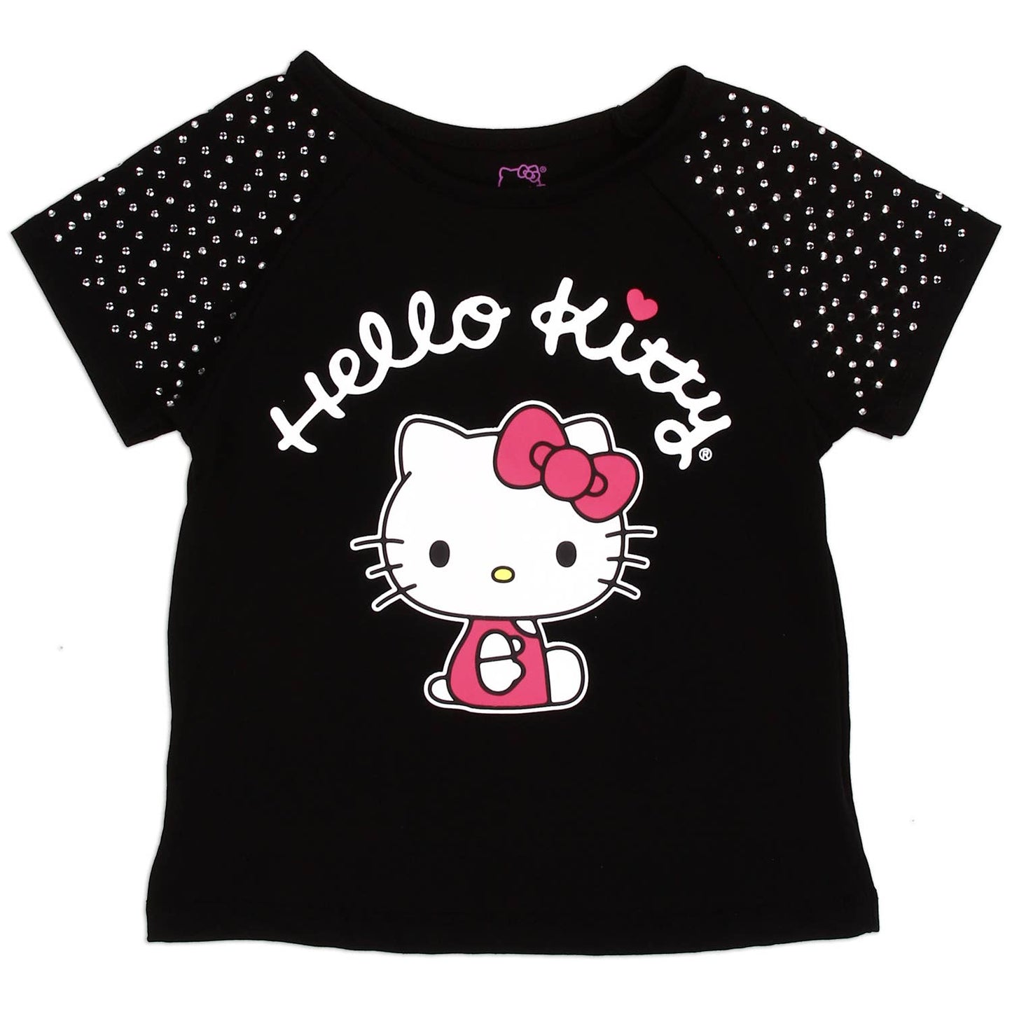 Top tendance HELLO KITTY pour filles de 4 à 6 pièces avec strass