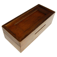 Boîte à ouverture secrète - Slide Bank en bois