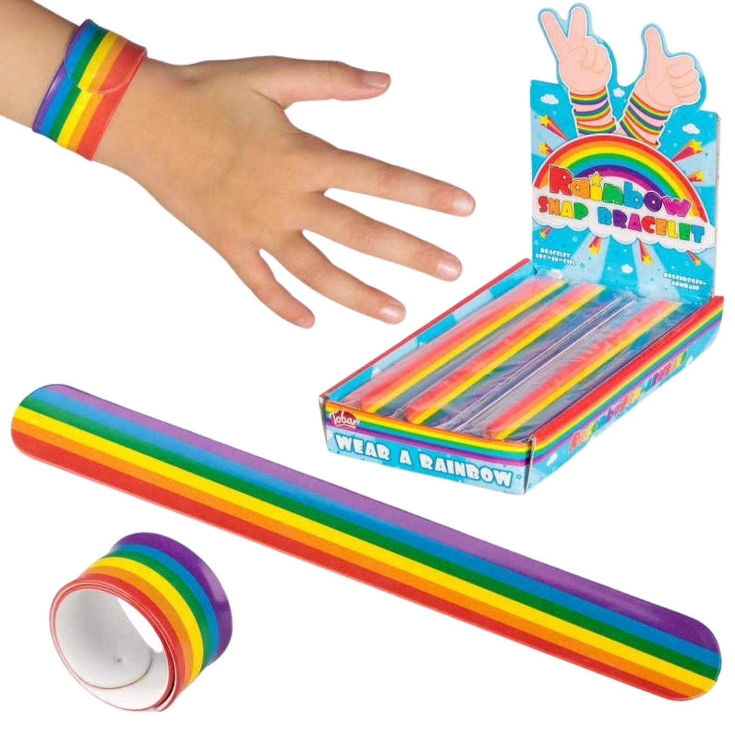 One for Fun - Rainbow Snap Bracelet