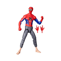 Figurine articulée de 15 cm de Peter B Parker de la série Marvel Legends Spider-Man : Across the Spider-Verse (première partie), 2 accessoires