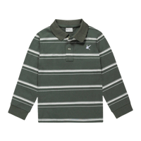 Little boys' long-sleeved polo shirt