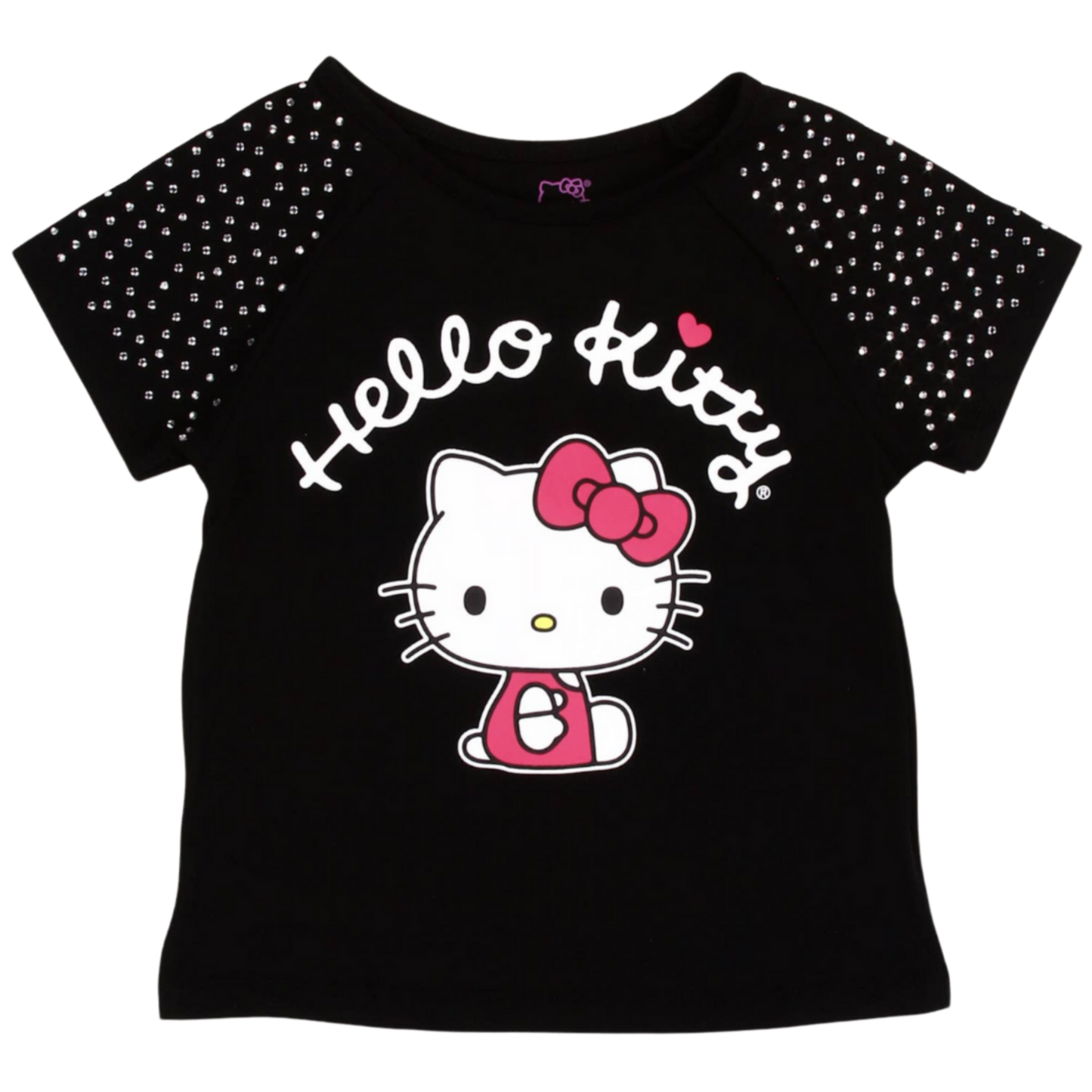 Top tendance HELLO KITTY pour filles de 4 à 6 pièces avec strass