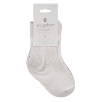 Chaussettes pour bébé en coton biologique lot de 3 paires