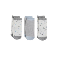 Chaussettes bleues et grises pour bébé Snugabye Dream pour bébé  - lot de 3 paires