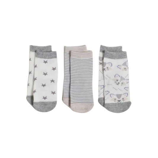 Chaussettes lot de 3 paires pour bébé Snugabye Dream Unisexe