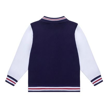 Veste universitaire pour tout-petits, veste bomber pour garçons, veste Letterman pour enfants