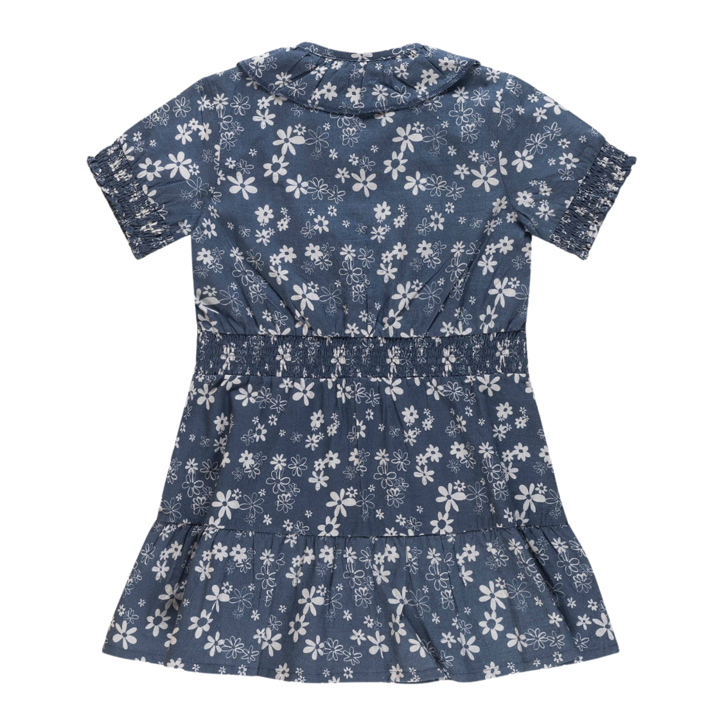 Robe pour tout-petit, robe pour filles à manches courtes, robe chemise pour filles, florale