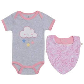 SNUGABYE GIRLS' BODY WITH BIB