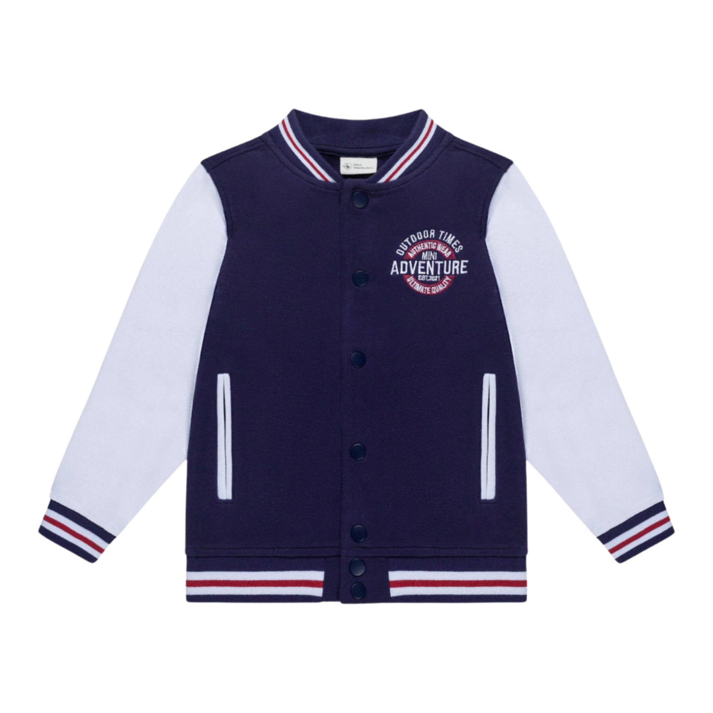 Veste universitaire pour tout-petits, veste bomber pour garçons, veste Letterman pour enfants