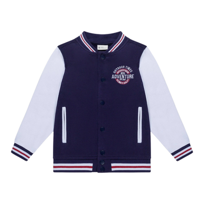 Veste universitaire pour tout-petits, veste bomber pour garçons, veste Letterman pour enfants