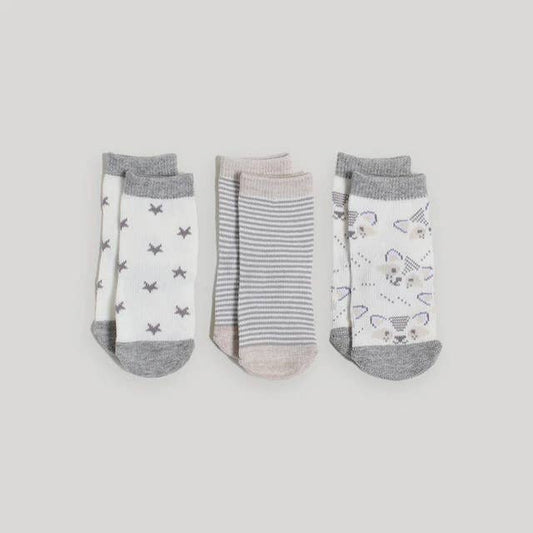 Chaussettes lot de 3 paires pour bébé Snugabye Dream Unisexe