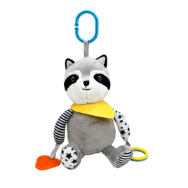 Jouet d'activité en peluche : Raton Laveur