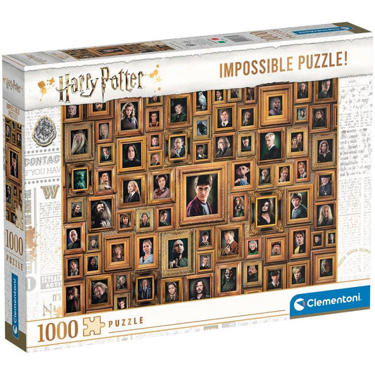 Clementoni - Puzzle de 1000 pièces : HP - Impossible Puzzle