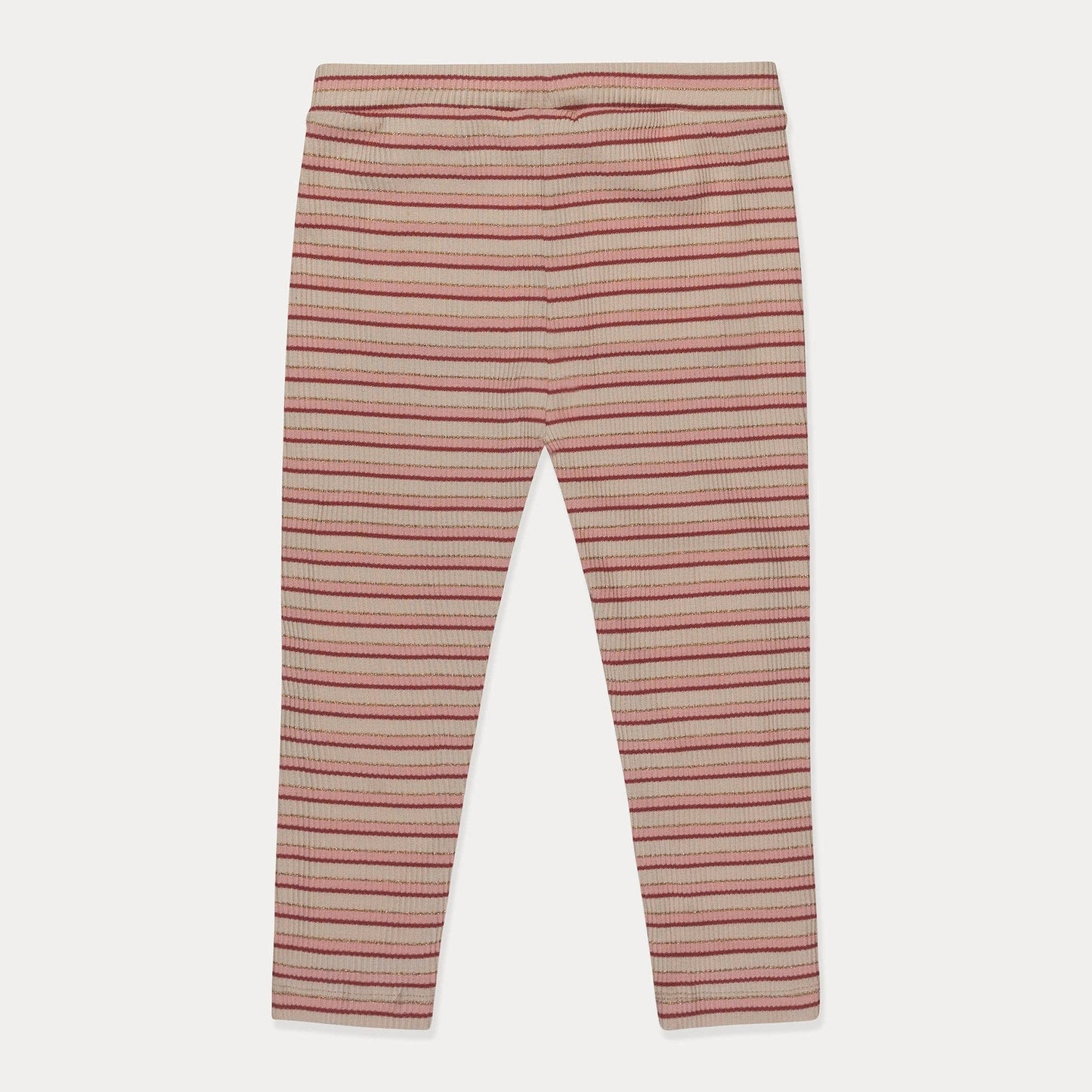 Legging pour petite fille, rayé rose