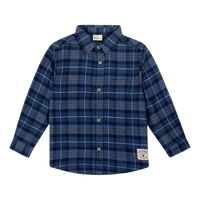 Chemise à carreaux boutonnée pour garçons