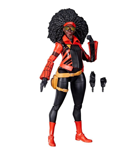 Figurine articulée de 15 cm de Jessica Drew de la série Marvel Legends Spider-Man : Across the Spider-Verse (première partie), 2 accessoires