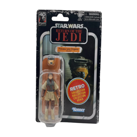 Star Wars The Black Series Princess Leia (Organa), Star Wars : Le Retour du Jedi 40e anniversaire Figurines de collection de 9,5 cm