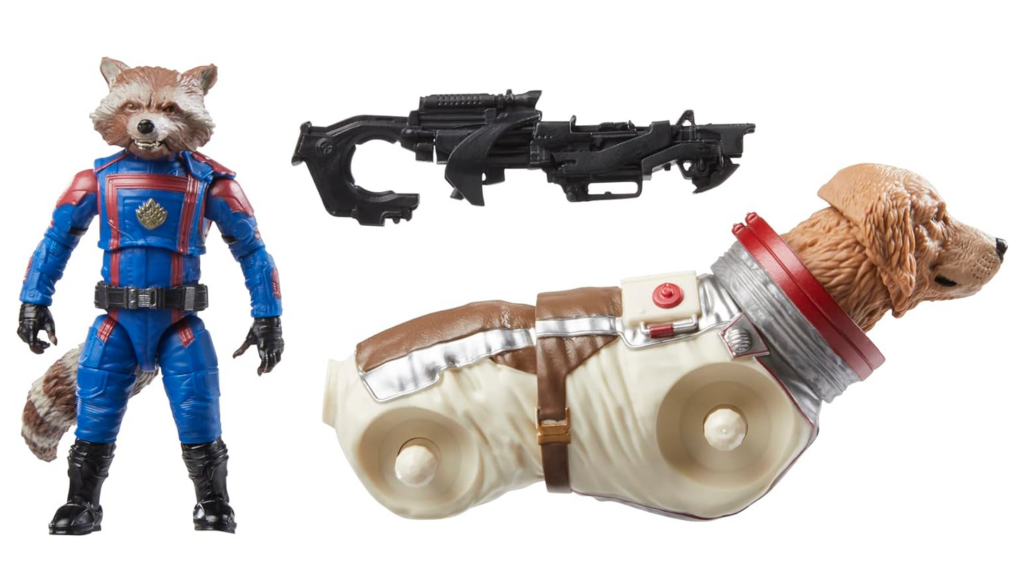 Marvel Legends Series Marvel's Rocket, Guardians of The Galaxy Vol. 3 Figurines de collection de 15,2 cm