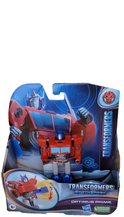 Figurine articulée Optimus Prime de classe guerrier EarthSpark de Transformers 5 pouces