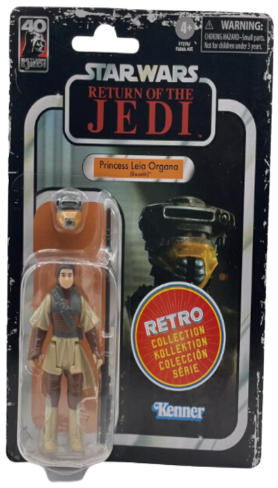 Star Wars The Black Series Princess Leia (Organa), Star Wars : Le Retour du Jedi 40e anniversaire Figurines de collection de 9,5 cm