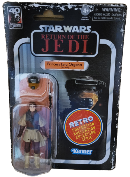 Star Wars The Black Series Princess Leia (Organa), Star Wars : Le Retour du Jedi 40e anniversaire Figurines de collection de 9,5 cm