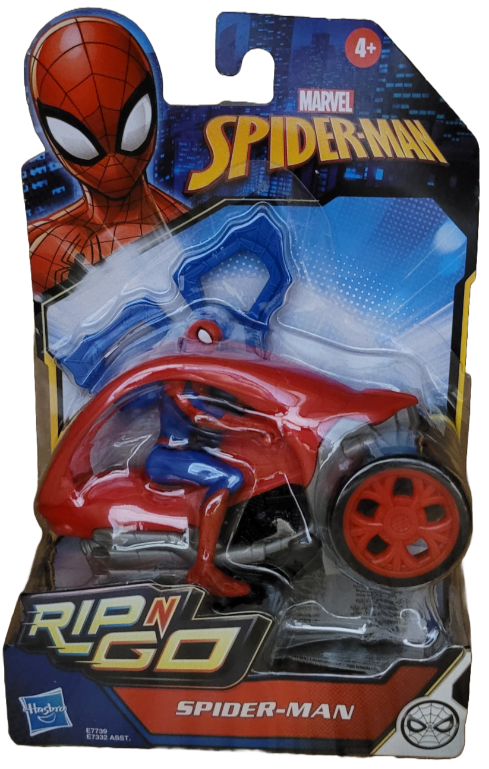 Marvel Spider-Man : Spider-Man – Véhicule cascadeur de 15,2 cm – Figurine d'action super héros et véhicule jouet pour enfants à partir de 4 ans