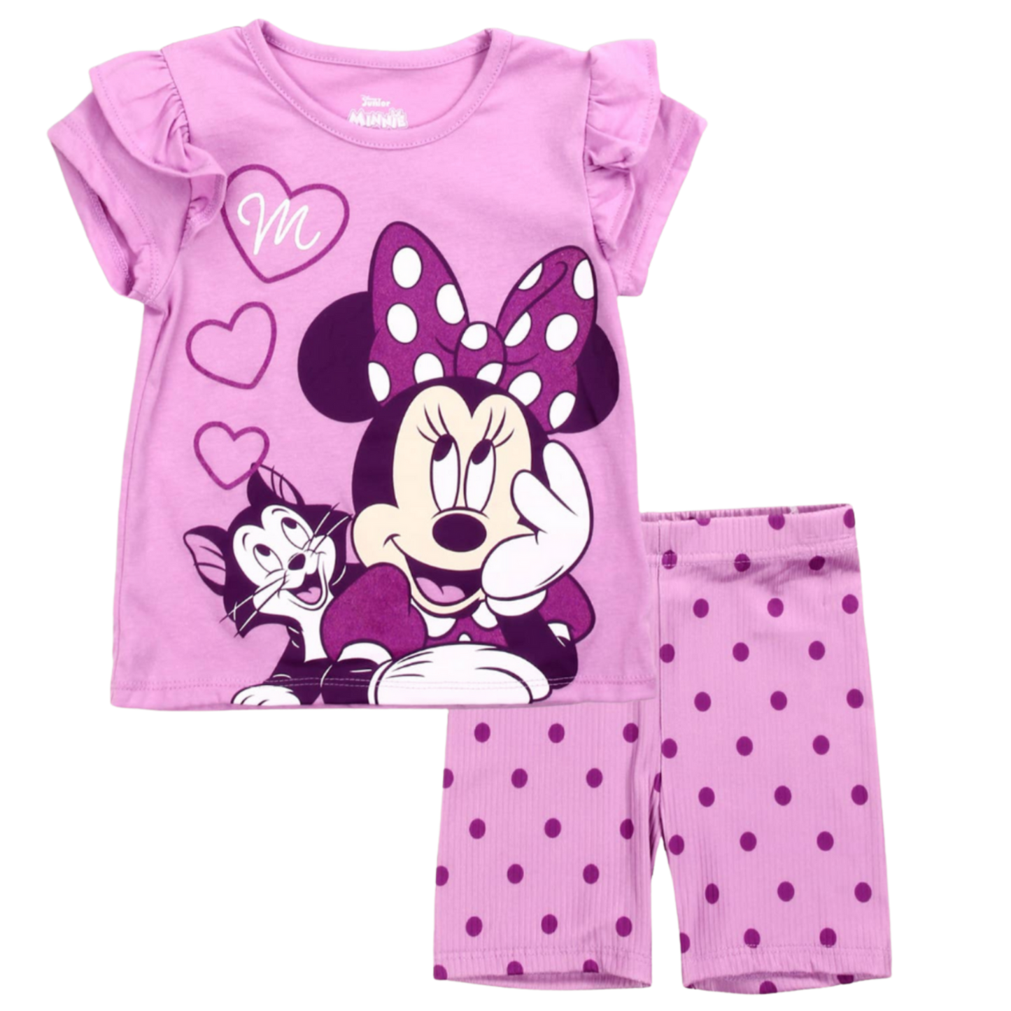 MINNIE MOUSE 2-piece set with shorts for girls