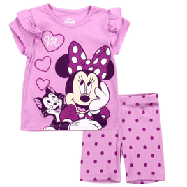 MINNIE MOUSE 2-piece set with shorts for girls