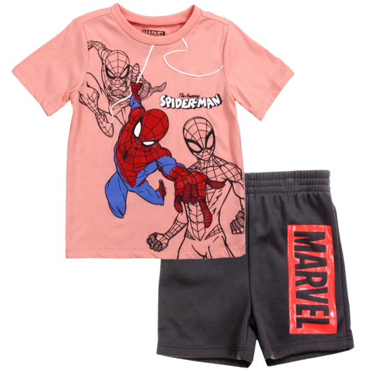 Ensemble 2 pièces short pour garçon SPIDER-MAN