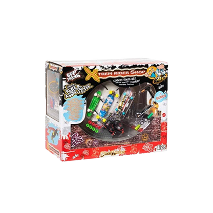 Kit Mini Pro Skate Park X-TREM Rider Shop de Grip & Tricks