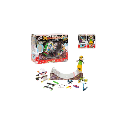 Kit Mini Pro Skate Park X-TREM Rider Shop de Grip & Tricks