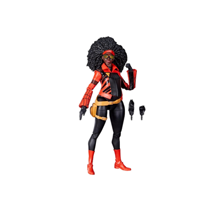 Figurine articulée de 15 cm de Jessica Drew de la série Marvel Legends Spider-Man : Across the Spider-Verse (première partie), 2 accessoires