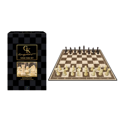 Echecs en bois pour enfants de 6 ans et plus