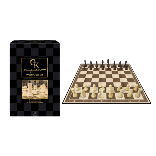 Echecs en bois pour enfants de 6 ans et plus
