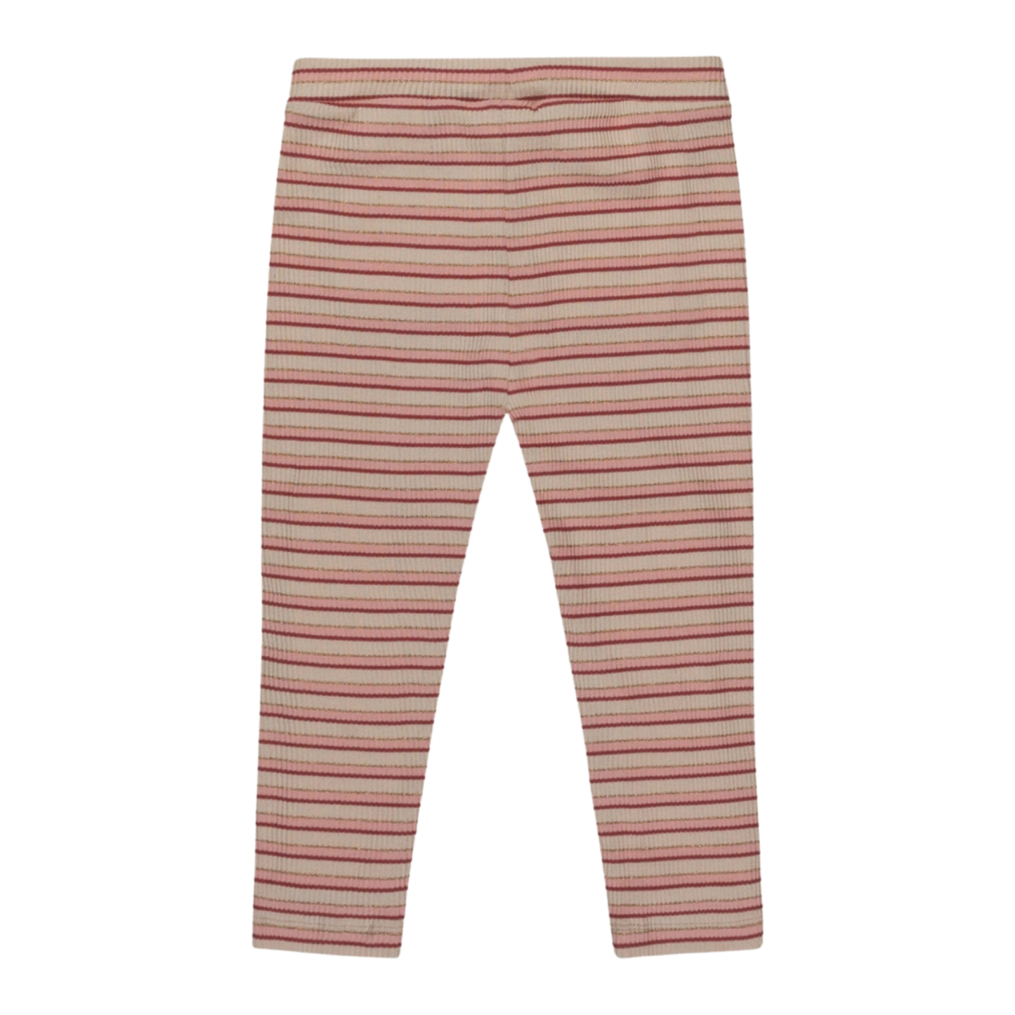 Legging pour petite fille, rayé rose