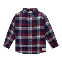 Chemise à carreaux boutonnée pour garçons