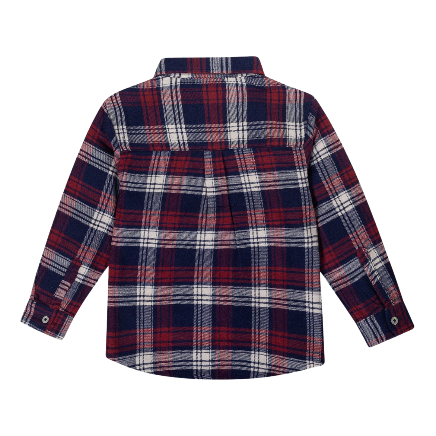 Chemise à carreaux boutonnée pour garçons