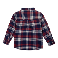 Chemise à carreaux boutonnée pour garçons