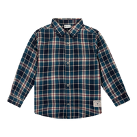 Chemise à carreaux boutonnée pour garçons