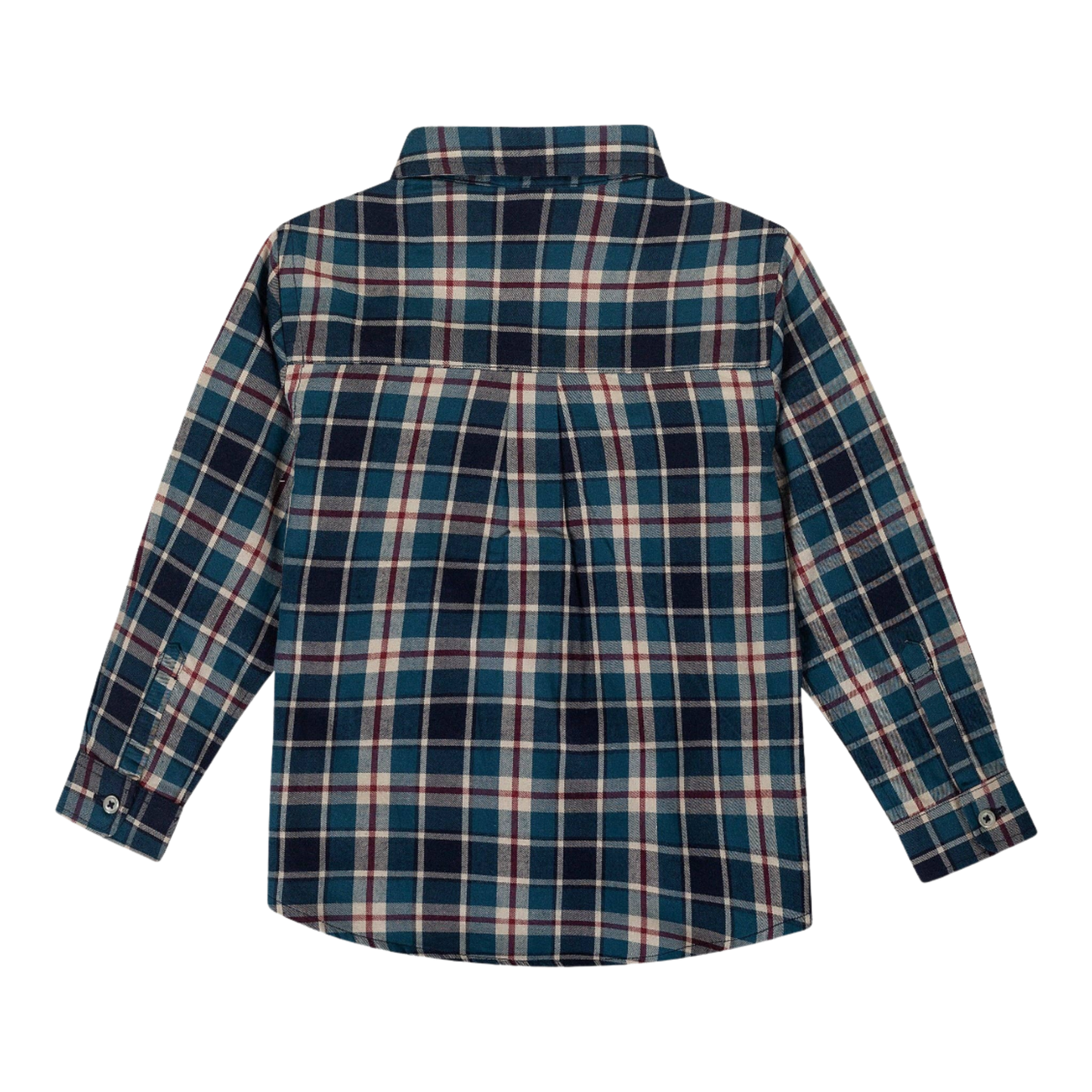 Chemise à carreaux boutonnée pour garçons