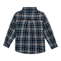 Chemise à carreaux boutonnée pour garçons