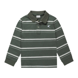 Little boys' long-sleeved polo shirt