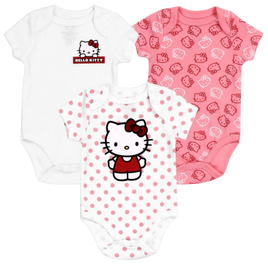 Set of 3 HELLO KITTY onesie