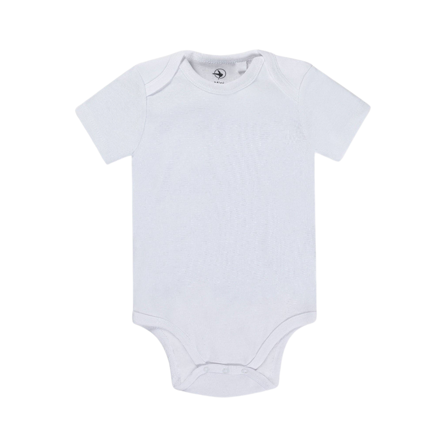 Body bébé, Body pour nourrisson, Coton doux côtelé - blanc