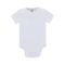 Body bébé, Body pour nourrisson, Coton doux côtelé - blanc