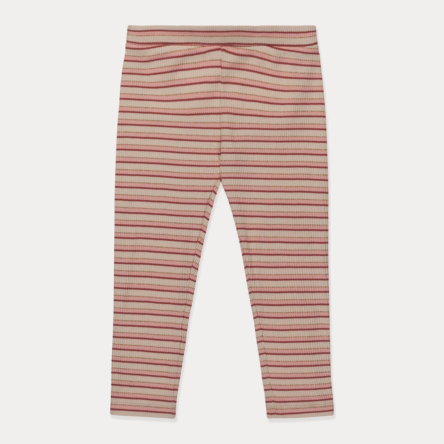Legging pour petite fille, rayé rose