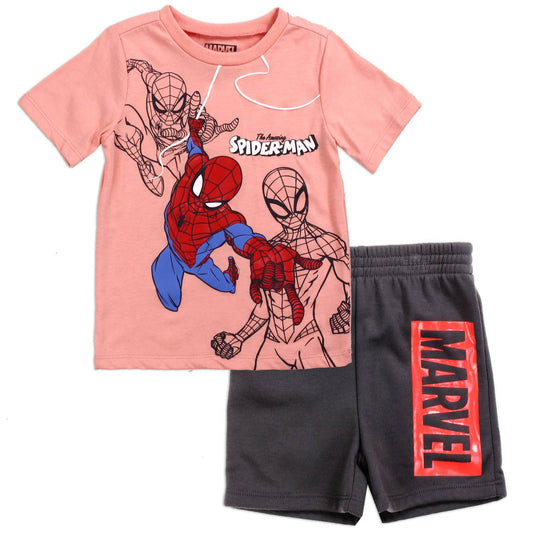 Ensemble 2 pièces short pour garçon SPIDER-MAN